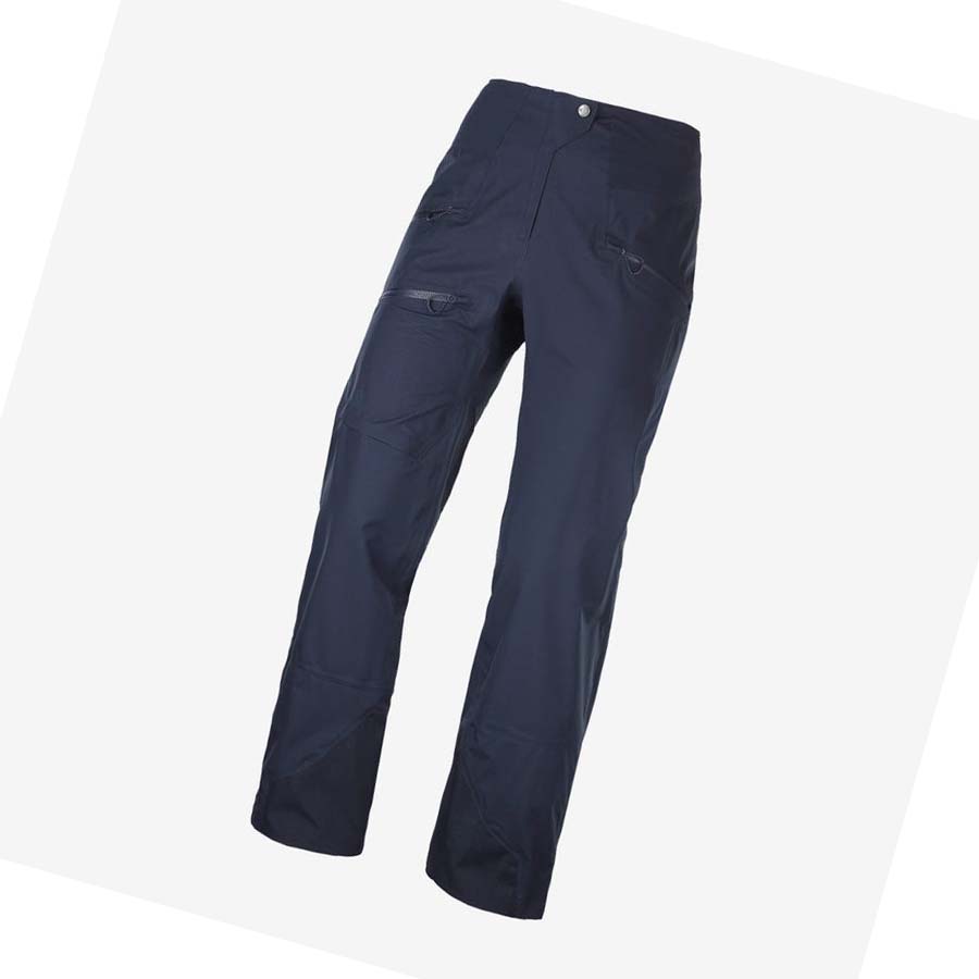 Pantalones De Esquí Salomon OUTPEAK GORE-TEX 3L Mujer Azules | MX 2333AHK